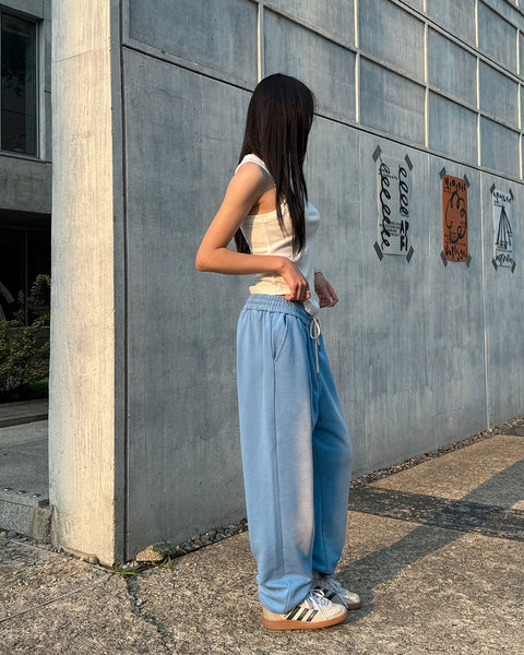 Washed Loose-Fit Cotton Jogger Pants