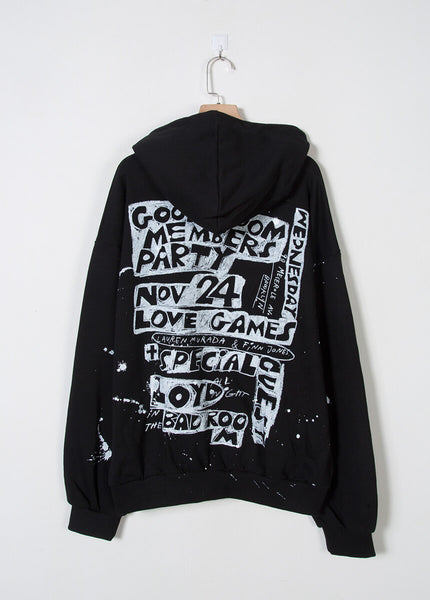 Paint Splatter Graphic Oversized Hoodie