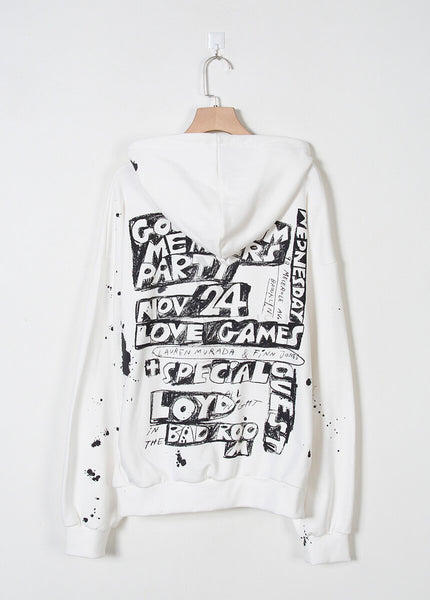 Paint Splatter Graphic Oversized Hoodie