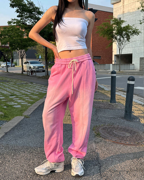 Washed Loose-Fit Cotton Jogger Pants