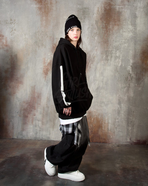 Bone Skeleton Graphic Oversized Hoodie
