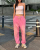 Washed Loose-Fit Cotton Jogger Pants